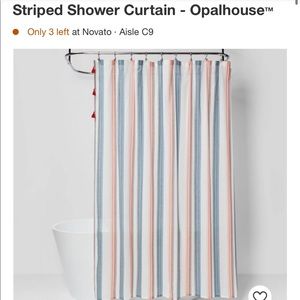 Striped opalhouse shower curtain